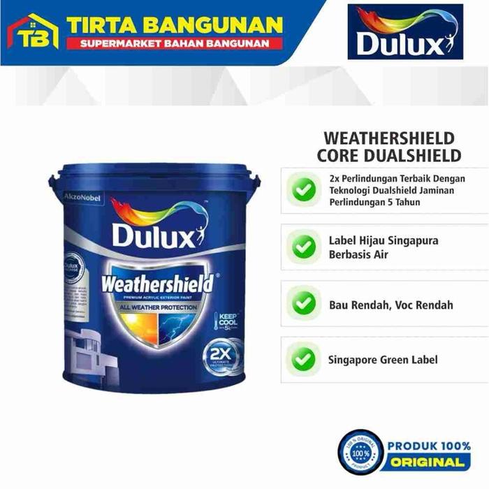 Gambar DULUX WEATHERSHIELD CORE DUALSHIELD CAT TINTING HARGA BY REQUEST WR 20 - light grey dari Tirta Bangunan Kota Depok Tokopedia