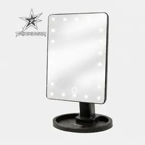 Trickstar Cermin Makeup LED 22 Lampu Cermin Rias Meja Aesthetic Mirror LED Terang Viral TikTok untuk Makeup dan Riasan