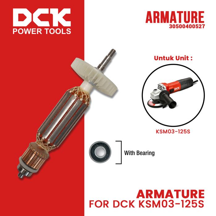 Gambar Armature/Angker untuk Gerinda KSM/DSM/ASM03-125S dari DCK Power Tools Indonesia Kota Administrasi Jakarta Barat Tokopedia