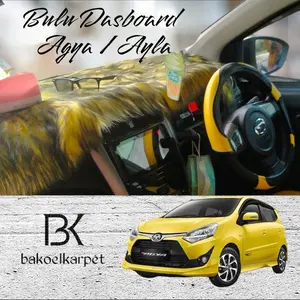 Alas Bulu Dashboard Mobil Custom Agya / Ayla Presisi - Car dasbor