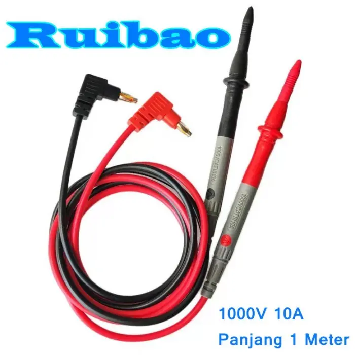 Ruibao Kabel Multimeter 1000V 10A / Kabel tester / Probe Jarum Multi Tester