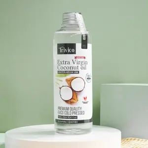 Trivico Minyak VCO Virgin Coconut Oil 250ml - 100% Murni, Cold Pressed, USDA Organik