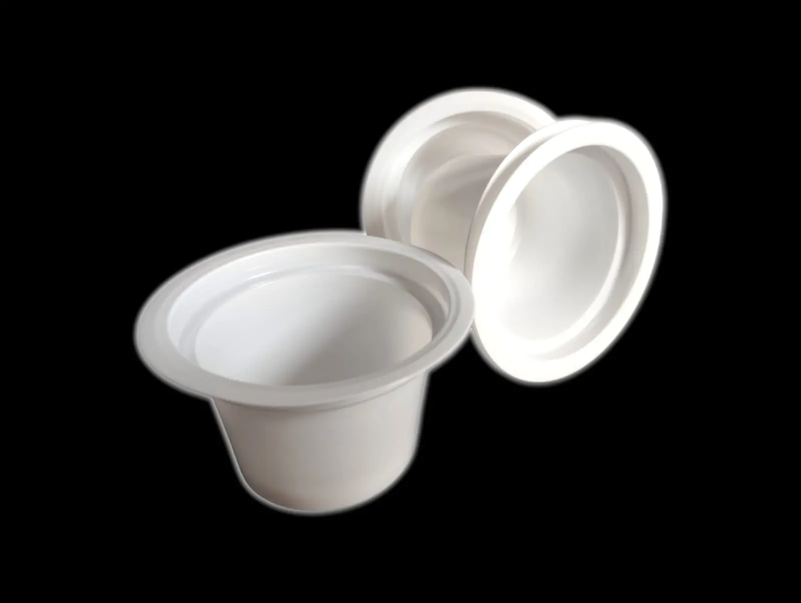 Gelas Cup Es Krim Warna Putih Ukuran 55ML Isi 50 Pcs Cup Es Cream