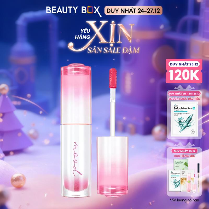 Mới - Ver. Soft Berry Son Tint Bóng Peripera Ink Mood Glowy Tint 4g