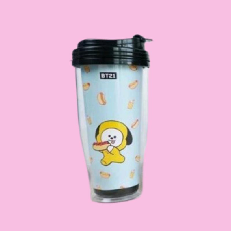 Tumbler insert paper BT21 free photocard 4