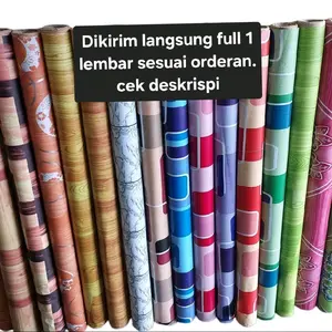[PER SETENGAH METER] BACA DESKRIPSI karpet meteran/karpet lantai/alas meja/karpet lantai dop motif kayu minimalis PVC/detail harga tertera per Setengah Meter
