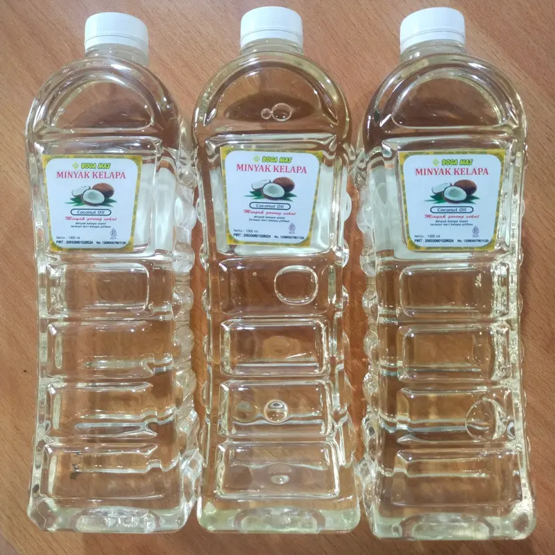 Paket Hemat Isi 2 Botol Minyak Goreng Kelapa Sehat 1 Liter Per Botol [2 LITER (2000ML)] Coconut Coocking Oil (Minyak Goreng Kelapa 2 L) 7