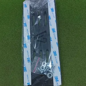 Tempat Plat Nomor FRAMELESS PLATE / Cover Tempat Plat Nomor Frameless PLASTIK Double Tape 3mm Tanpa Bingkai Full 1 Set Depan Belakang aksesoris Kendaraan Motor Motorcycle