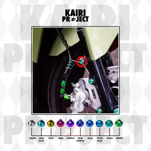 Baut titanium bracket selang rem universal