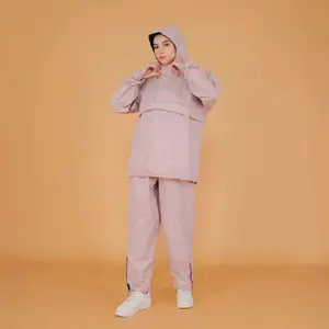 JAS HUJAN RIBER / JAS HUJAN RINCOAT KANGGORO PRIA WANITA / JAS HUJAN MANTEL ANTI REMBES / JAS HUJAN PRAKTIS / JAS HUJAN STELAN PRIA WANITA OVER SIZE M,LXL,XXL Waterproof Zipper Raincoat