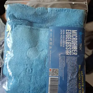 KAIN MICROFIBER EDGELESS DETAILING - nanoTECH PROTECTION - MICROFIBER EDGELESS ULTIMATE WIPE 40X40 420GSM - SUPER PREMIUM QUALITY - DRYING TOWEL EDGELESS - HANDUK MOBIL - KAIN LAP MOBIL - LAP MOTOR - KAIN LAP KENDARAAN - MICROFIBER COATING