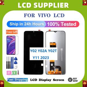 For Vivo Y02 Y02A Y02T Y11 2023 Lcd,Phone Touch Screen Replacement,Send Protective Film,Tools and glue,Cellphone Accessory Installation,Smartphone Device.