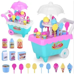 MAINAN ANAK MURAH GROBAK ICE CREAM FI529 ICE CREAM KUDA PONI SET ICECREAM LOLIPOP