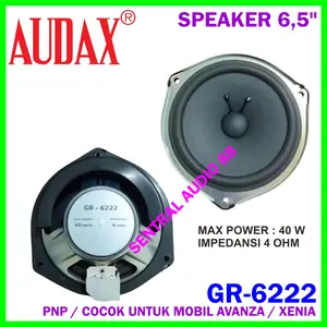 Audax GR 6222 Speaker Pintu Mobil Avanza / Xenia ukuran 6.5 inch PNP 40W GR6222 40 WATT OEM