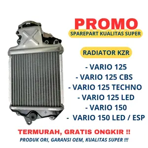 Radiator (KZR/K59) untuk Honda Vario 125 Vario 125 CBS Vario 125 Techno Vario 125 LED Vario 150 Vario 150 LED Vario 150 ESP Vario 125 FI Motorcycle Sparepart Asli