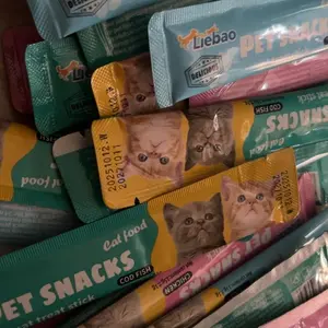 Makanan kucing Makan kucing Cemilan kucing penggemuk Snack kucing Makanan Basah Kucing Makanan ringan hewan peliharaan Cemilan kucing snack