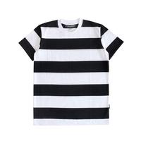Gambar MEART - T-shirt Salur - Black White Baju Combed kaos Pria Keren Kerja Nyaman - XXL dari Meart Project Kab. Bandung 1 Tokopedia