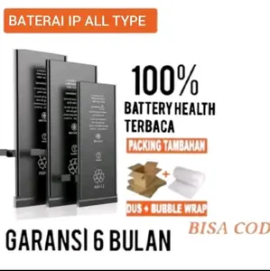 Baterai / Batre / Bateray Hp Handphone ip Phone 5 6 plus 7 8 10 11 pro max 12 mini 13 14 kapasitas bagus  dan pemasangan Ponsel Battery Batrai