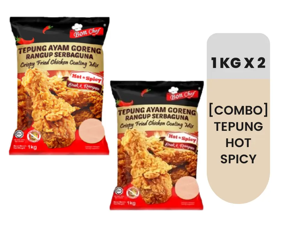 [ C101 ] COMBO 2PACK Tepung ayam goreng HOT SPICY