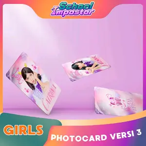 SAPUTRA KORI MERCHANDISE OFFICIAL PHOTOCARD SCHOOL IMPOSTOR VER3 GIRLS VERSION