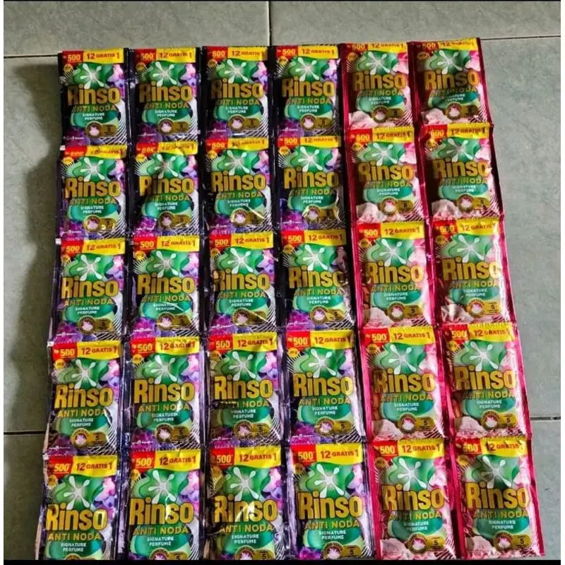 Deterjen Cair Rinso 52 Pcs Kemasan Baru 500 An - Pembersih Laundry - Detergent, Cleanser, Bayi, Liquid 3