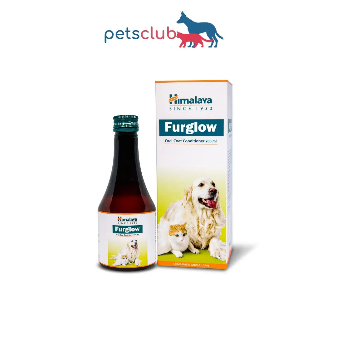 Himalaya - Furglow, Oral Coat Conditioner for Cats and Dogs, 200ml