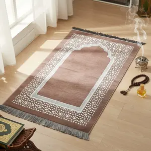 [RAJUT POLOS] SAJADAH RAJUT RAWIS MOTIF POLOS RAUDHOH size 110x70cm