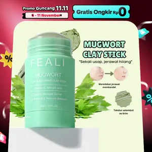 [LIVE] FEALI Mugwort Acne and Repairing Clay Stick 40gr Acid Berjerawat Komedo Wajah