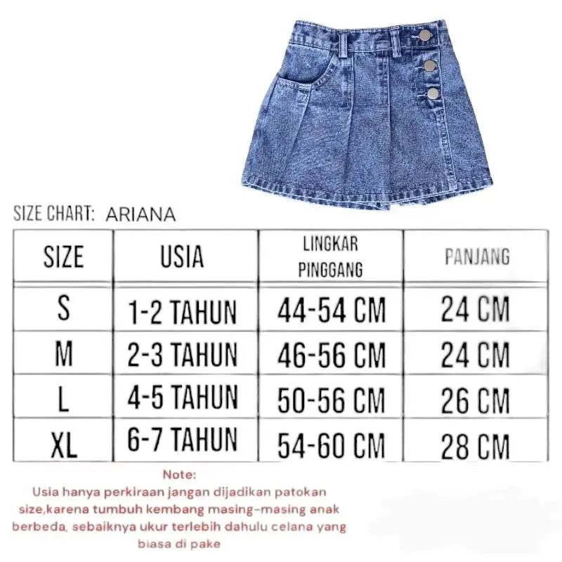 ROK CELANA ANAK KOREAN USIA 1-7 TAHUN 4