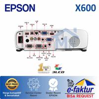 Gambar Proyektor EPSON EB-X600 EBX600 EB X600 XGA 3LCD 3600 Lumens TKDN Split Screen VGA HDMI Garansi Resmi - X600 dari Mall IT Medan Kota Medan 3 Tokopedia