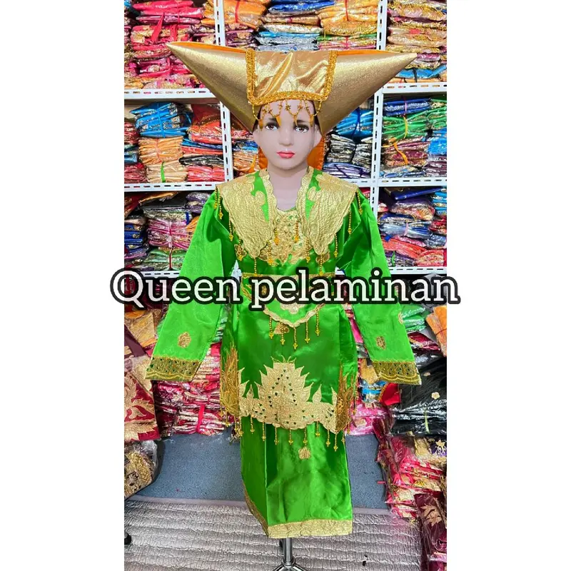 baju anak perempuan padang/baju anak perempua minang plus tanduk 8