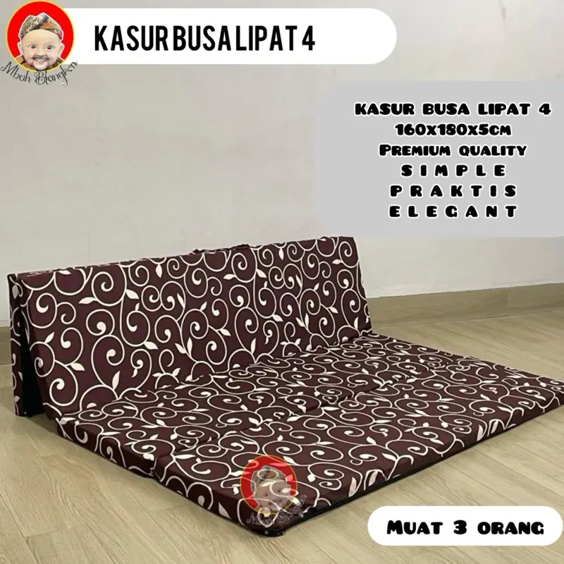Mbah Blangkon - PROMO !!! KASUR LIPAT 4 FREE BANTAL UK.160x180x5cm TEBAL 5cm | Kasur anak kos | Kasur anak pondok