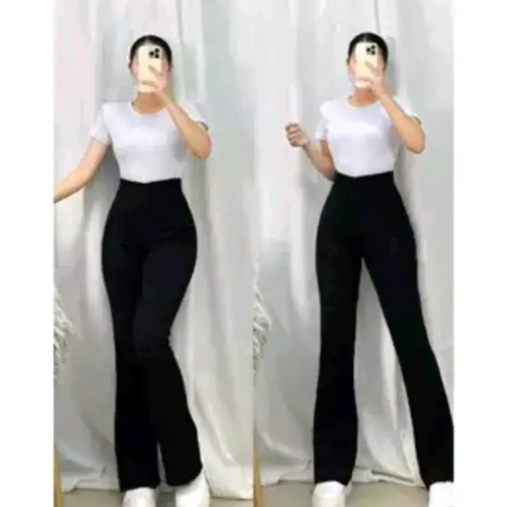 celana cutbray wanita - celana cutbray bahan scuba premium bahan tebal dan mulur - cutbray polos warna Panjang Nyaman Melar