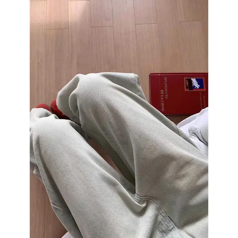 Quần Jeans Nữ Ống Rộng May Viền Chắp Thân Cực Xinh Xắn Hot Trend | BigBuy360 - bigbuy360.vn