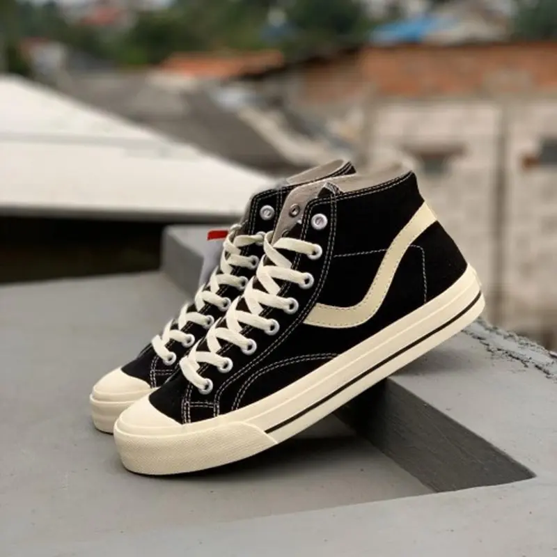 WANADA Sepatu Pria Wanita Sneakers Tinggi Hight Casual Sepat Sekolah Style Ventela Boots 3