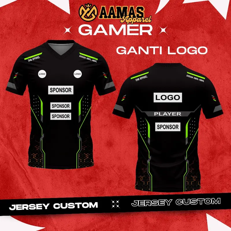 JERSEY CUSTOM RACING GAMER STREAMER DESAIN BEBAS 0