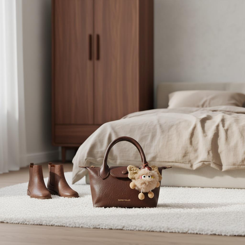 【CARRIEKOLLER】 Tas Selempang Retro Wanita Tas Bahu PU Women's Shoulder Bag