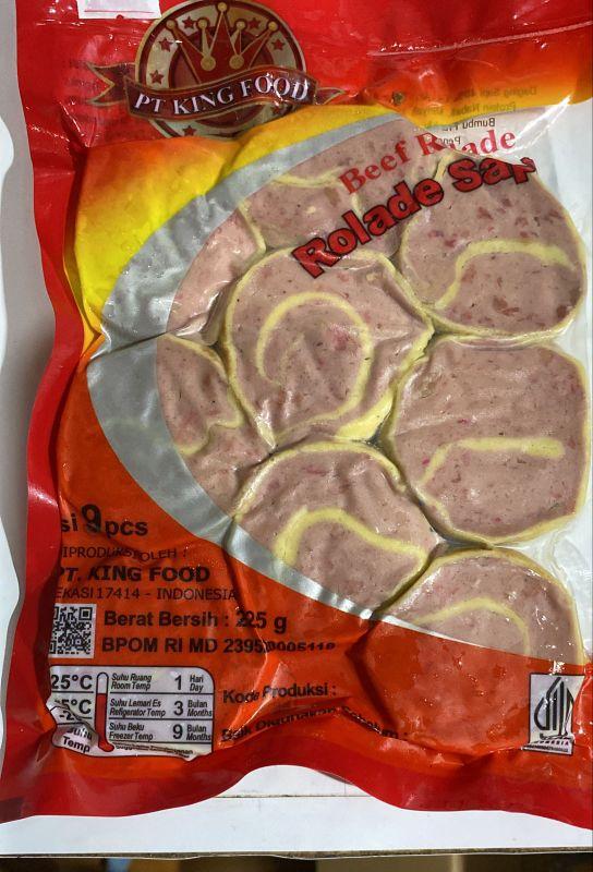 king food Beef rolade sapi isi 9 pcs halal