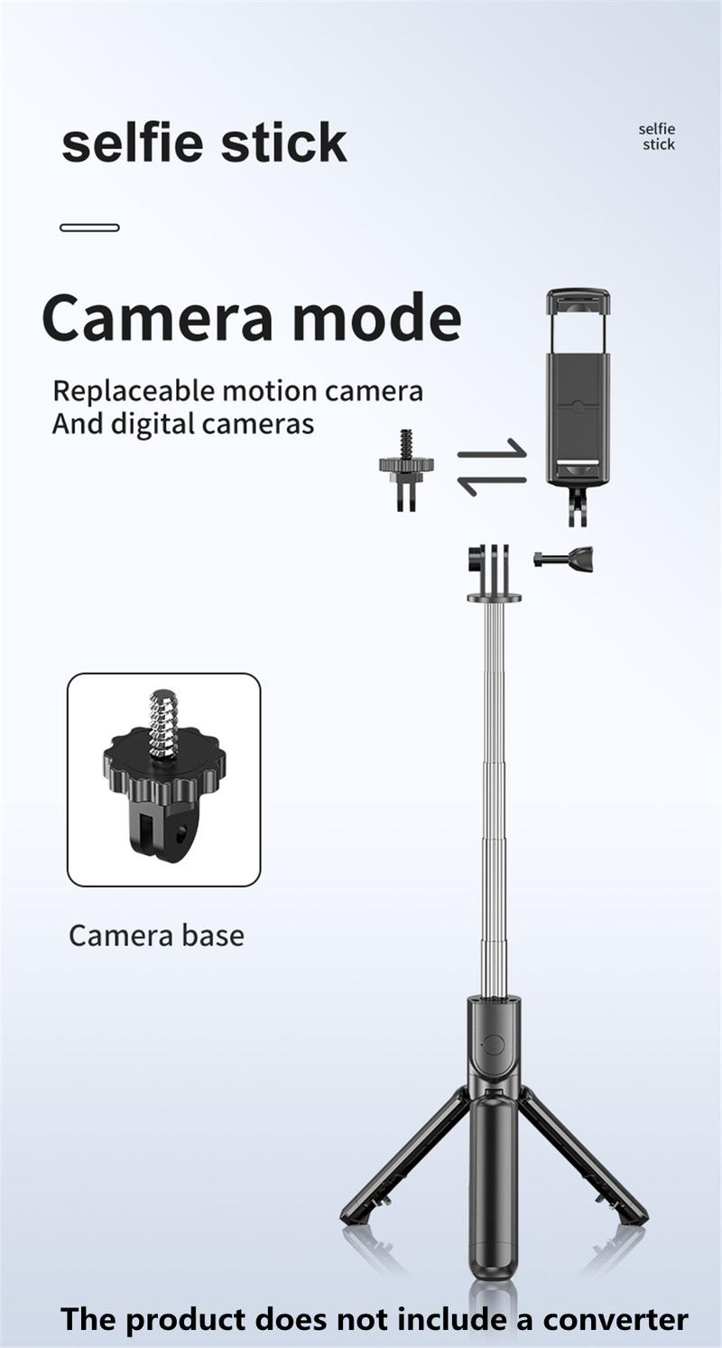 Product Introduction of Bluetooth Wireless Mini  Selfie Tripod Extendable Monopod Remote Shutter For iPhone Samsung Xiaomi Phone Holder 31