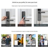 Gambar SMART DOOR LOCK EZVIZ DL-05 SMART Fingerprint & Push Pull Digital Lock dari Techno Computer Bali Kota Denpasar 4 Tokopedia