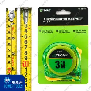 TEKIRO METERAN TRANSPARAN MEASURING TAPE