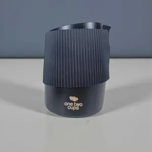 One Two Cups Milk Jug Frothing Pitcher Stainless Steel 304 420ml - FM-42ML