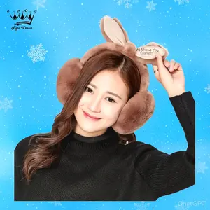 EARMUFF Fur Thick Penutup Penghangat Telinga Winter Bulu Halus Import