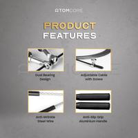 Gambar Atomcore Tali Skipping Speed Rope 3m Anti-slip Handles Adjustable Panjang 3m Dengan Pouch Gratis - Black dari Atomcore Official Kota Administrasi Jakarta Timur 4 Tokopedia