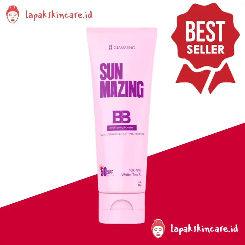 GLAMAZING Sunscreen SPF 50 - Sunmazing Brightening Booster 50g Normal Oily Dry skin 0