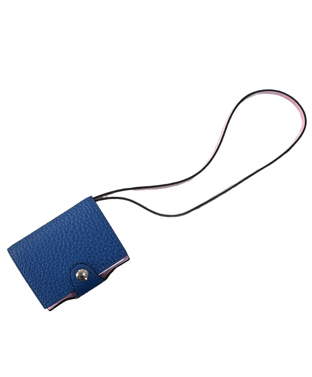 HERMES ULYSSE NANO CHARM (CHARM BLEU SAPHIR/PINK TOGO)