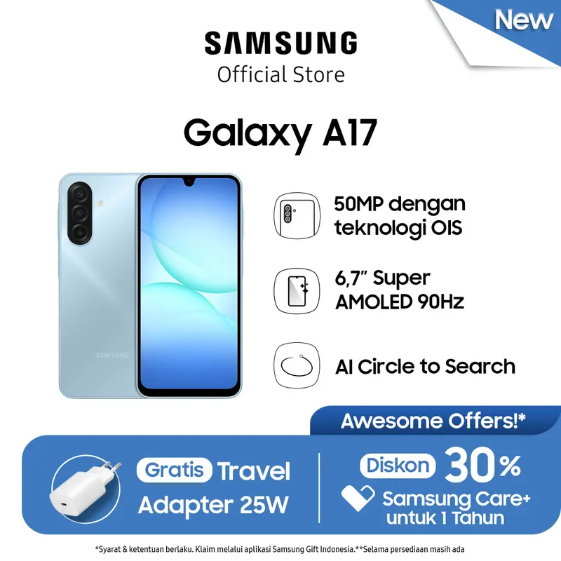 Samsung Galaxy A17 [8/256GB] - | Smartphone AI | Android | 5000 mAh