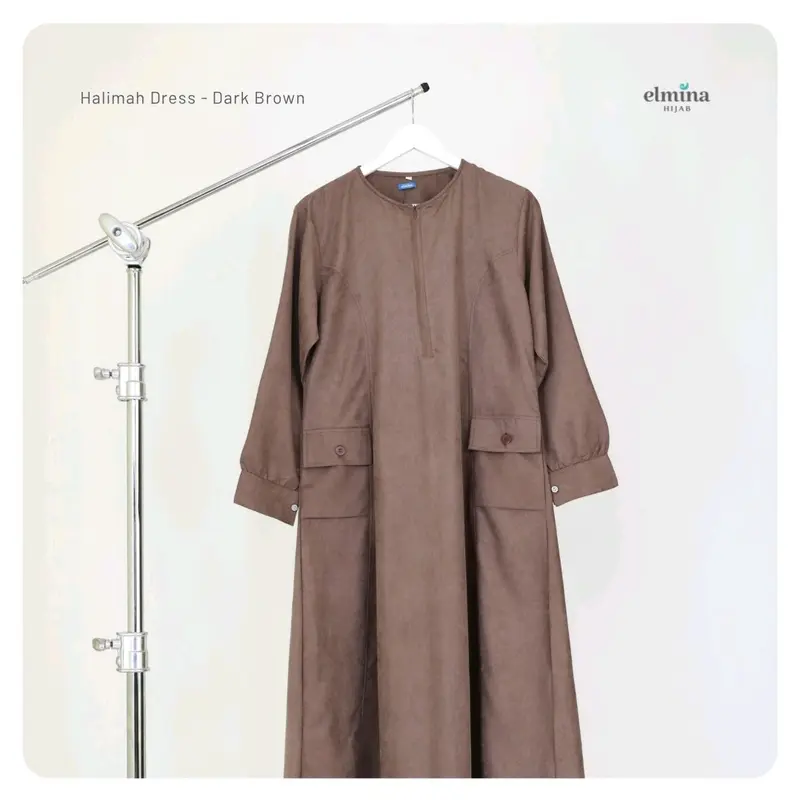 READY STOCK HALIMAH DRESS BY ELMINA HIJAB 4