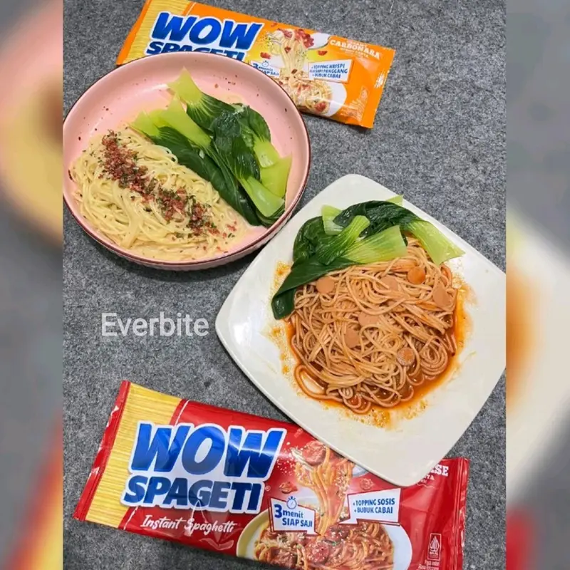 Wow Spaghetti Instan Wow spagheti promo  Spaghetti instan Spaghetti wow instan Mie Pasta Food Noodles 8