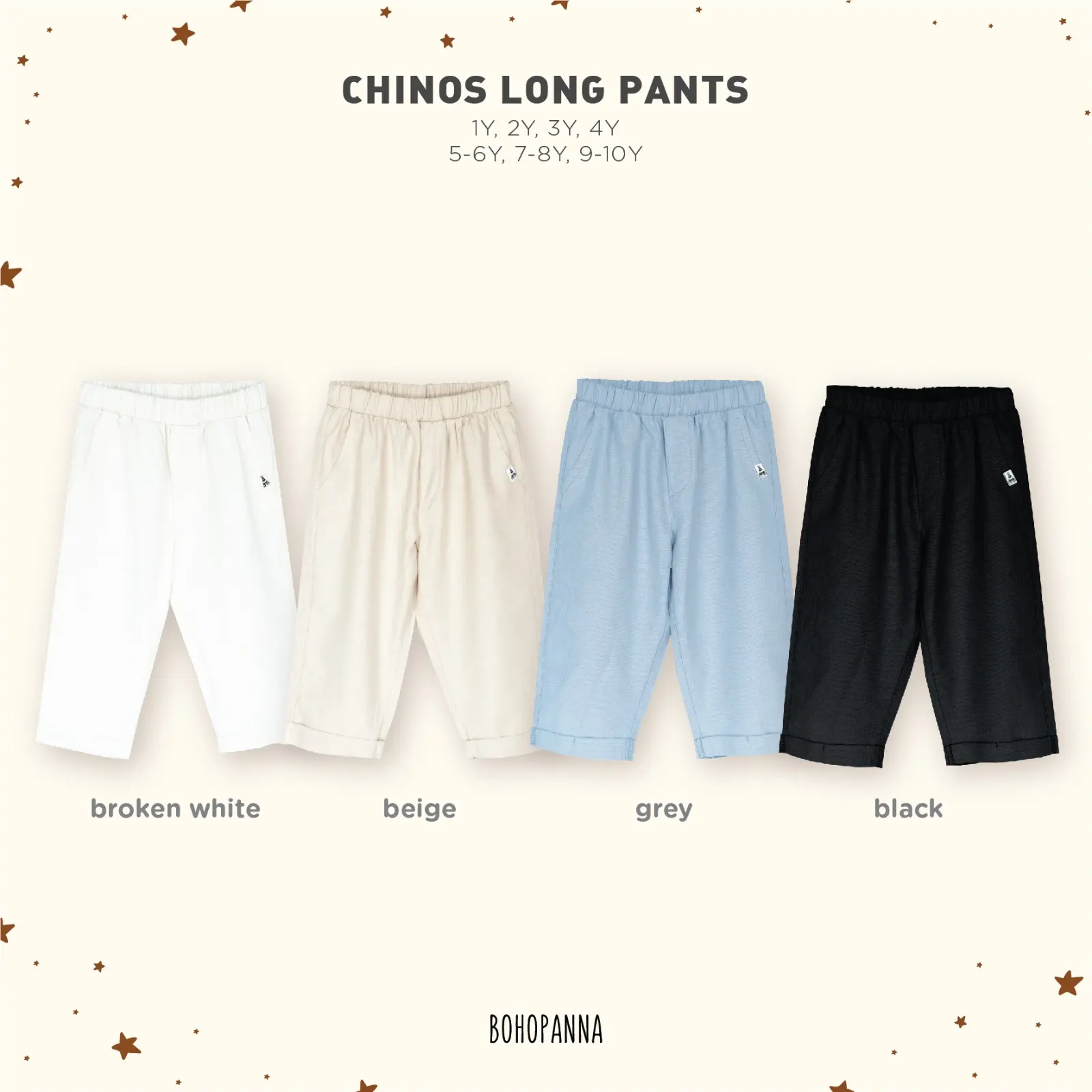 BOHOPANNA - CHINOS LONG PANTS - Celana Panjang Anak 1
